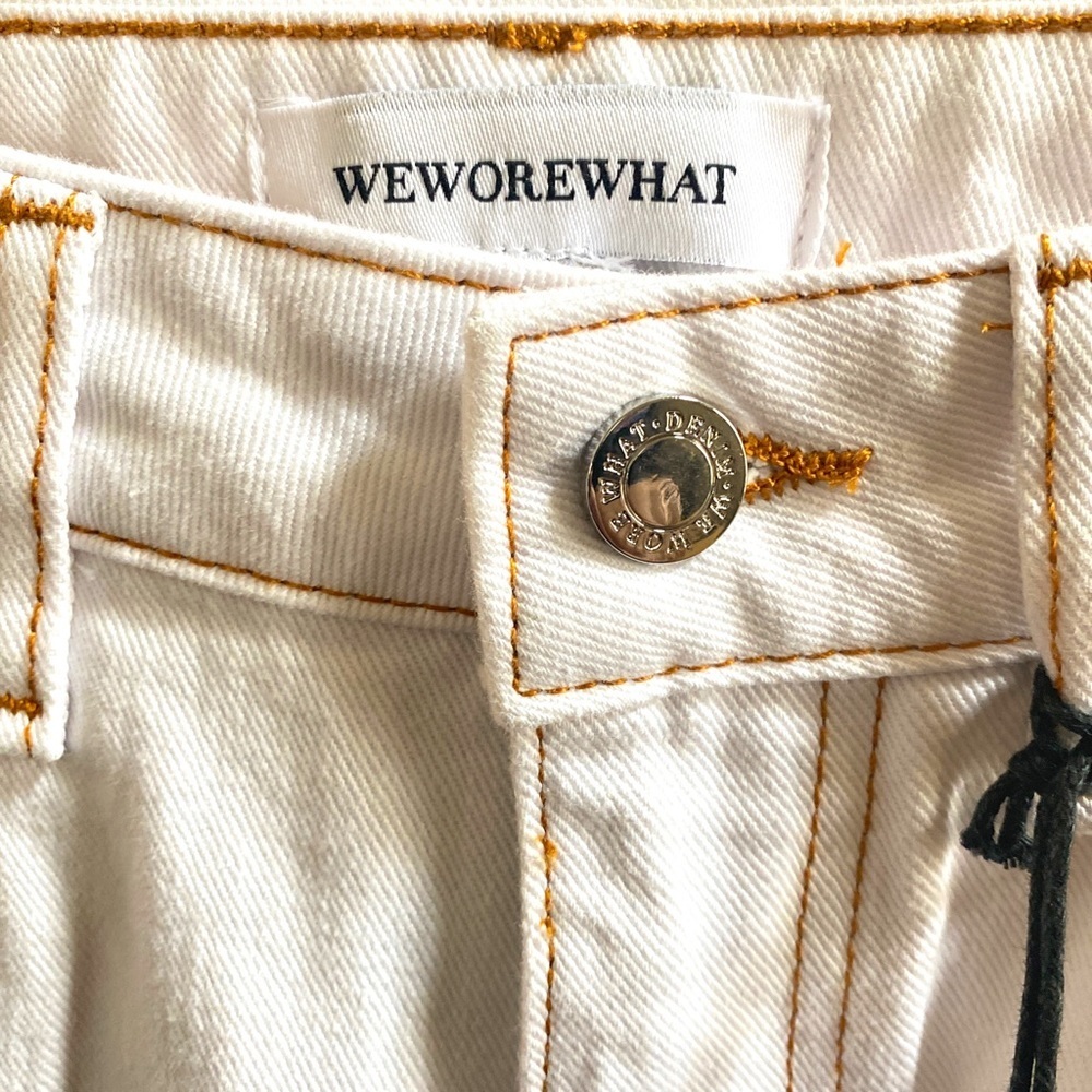 NWT WEWOREWHAT Icon Jean Stretch Twill Denim, size 27 - Picture 5 of 13